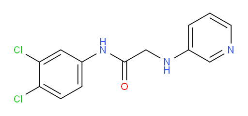 N-(3,4-dichlorophenyl)-2-(pyridin-3-ylamino)acetamide
