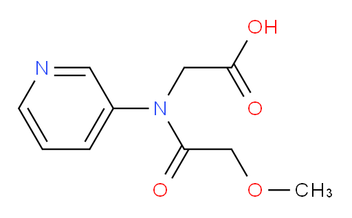 2-(2-methoxy-N-(pyridin-3-yl)acetamido)acetic acid