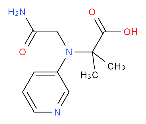 2-((2-amino-2-oxoethyl)(pyridin-3-yl)amino)-2-methylpropanoic acid