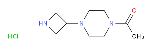 1-(4-(azetidin-3-yl)piperazin-1-yl)ethanone hydrochloride