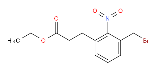 ethyl 3-(3-(bromomethyl)-2-nitrophenyl)propanoate