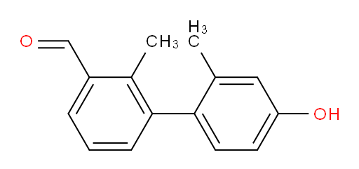 4'-hydroxy-2,2'-dimethyl-[1,1'-biphenyl]-3-carbaldehyde