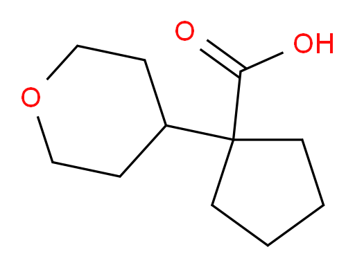 1-(Tetrahydro-2H-pyran-4-yl)cyclopentane-1-carboxylic acid