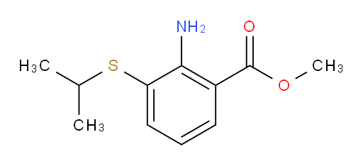 methyl 2-amino-3-(isopropylthio)benzoate