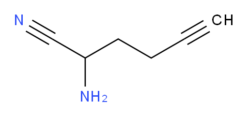 2-aminohex-5-ynenitrile