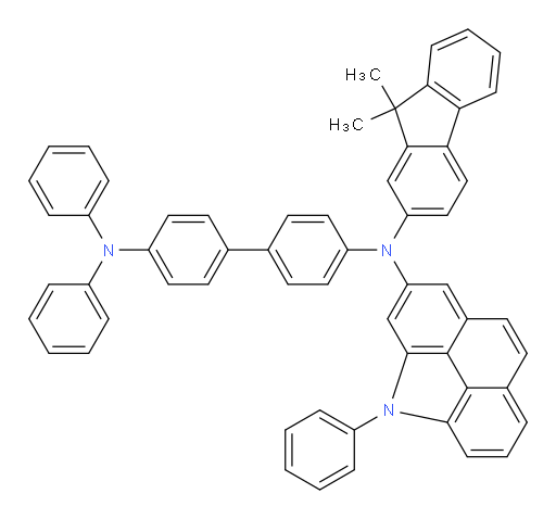 N4-(9,9-dimethyl-9H-fluoren-2-yl)-N4',N4'-diphenyl-N4-(4-phenyl-4H-benzo[def]carbazol-2-yl)-[1,1'-biphenyl]-4,4'-diamine