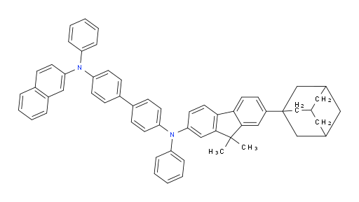N4-(7-(adamantan-1-yl)-9,9-dimethyl-9H-fluoren-2-yl)-N4'-(naphthalen-2-yl)-N4,N4'-diphenyl-[1,1'-biphenyl]-4,4'-diamine