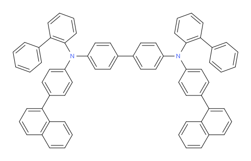 N4,N4'-di([1,1'-biphenyl]-2-yl)-N4,N4'-bis(4-(naphthalen-1-yl)phenyl)-[1,1'-biphenyl]-4,4'-diamine