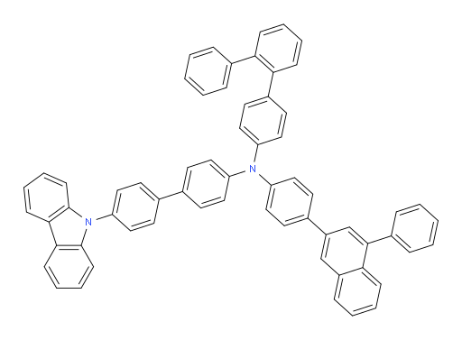N-(4'-(9H-carbazol-9-yl)-[1,1'-biphenyl]-4-yl)-N-(4-(4-phenylnaphthalen-2-yl)phenyl)-[1,1':2',1''-terphenyl]-4-amine