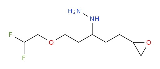 (1-(2,2-difluoroethoxy)-5-(oxiran-2-yl)pentan-3-yl)hydrazine
