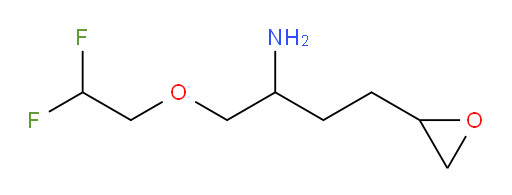 1-(2,2-difluoroethoxy)-4-(oxiran-2-yl)butan-2-amine