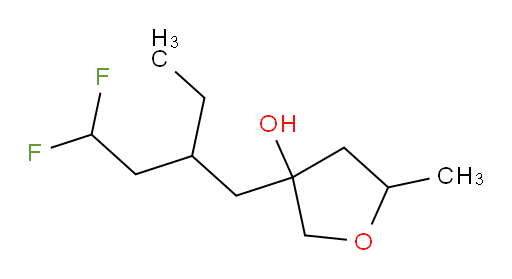 3-(2-ethyl-4,4-difluorobutyl)-5-methyltetrahydrofuran-3-ol