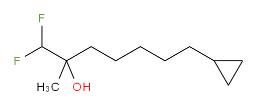 7-cyclopropyl-1,1-difluoro-2-methylheptan-2-ol