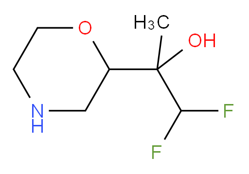 1,1-difluoro-2-(morpholin-2-yl)propan-2-ol