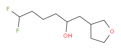 6,6-difluoro-1-(tetrahydrofuran-3-yl)hexan-2-ol