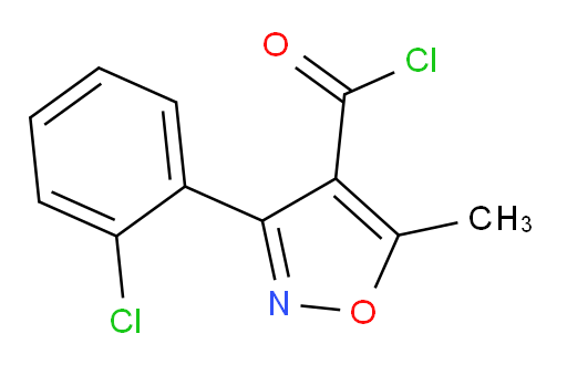 3-(2-chlorophenyl)-5-methyl-1,2-oxazole-4-carbonyl chloride