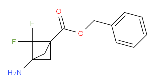 Phenylmethyl 3-amino-2,2-difluorobicyclo[1.1.1]pentane-1-carboxylate
