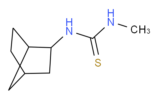 Thiourea, N-bicyclo[2.2.1]hept-2-yl-N′-methyl- (9CI, ACI)