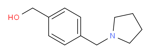 4-(1-Pyrrolidinylmethyl)benzenemethanol (ACI)