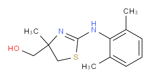 2-[(2,6-Dimethylphenyl)amino]-4,5-dihydro-4-methyl-4-thiazolemethanol (ACI)