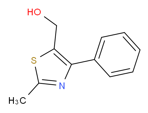 2-Methyl-4-phenyl-5-thiazolemethanol (ACI)