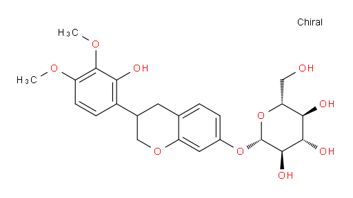 7,2′-Dihydroxy-3′,4′-dimethoxyisoflavan 7-O-β-D-glucoside