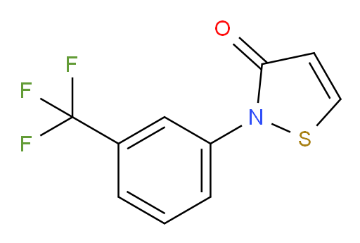 2-[3-(Trifluoromethyl)phenyl]-3(2H)-isothiazolone (ACI)