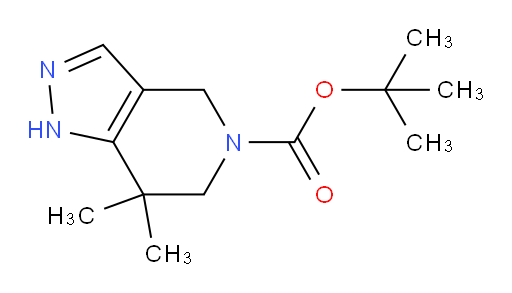 1,1-Dimethylethyl 1,4,6,7-tetrahydro-7,7-dimethyl-5H-pyrazolo[4,3-c]pyridine-5-carboxylate (ACI)