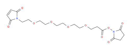 2,5-Dioxo-1-pyrrolidinyl 15-(2,5-dihydro-2,5-dioxo-1H-pyrrol-1-yl)-4,7,10,13-tetraoxapentadecanoate (ACI)