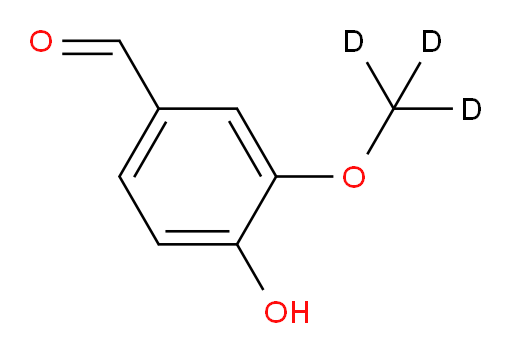 4-Hydroxy-3-(methoxy-d3)benzaldehyde (ACI)