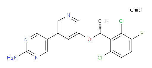 5-[5-[(1R)-1-(2,6-Dichloro-3-fluorophenyl)ethoxy]-3-pyridinyl]-2-pyrimidinamine (ACI)
