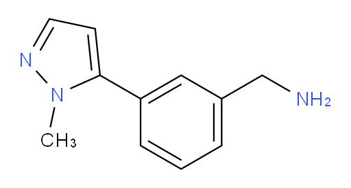 3-(1-Methyl-1H-pyrazol-5-yl)benzenemethanamine (ACI)