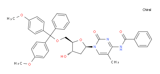 N-Benzoyl-5′-O-[bis(4-methoxyphenyl)phenylmethyl]-2′-deoxy-5-methylcytidine (ACI)