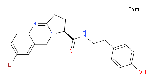 (1S)-7-Bromo-1,2,3,9-tetrahydro-N-[2-(4-hydroxyphenyl)ethyl]pyrrolo[2,1-b]quinazoline-1-carboxamide (ACI)