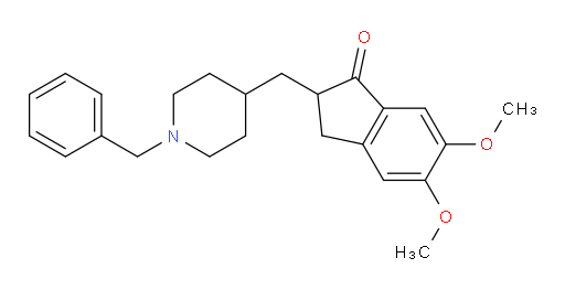 2-((1-benzylpiperidin-4-yl)methyl)-5,6-dimethoxy-2,3-dihydro-1H-inden-1-one