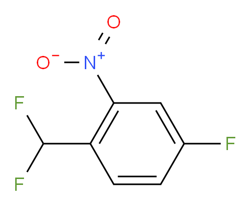 1-(difluoromethyl)-4-fluoro-2-nitrobenzene